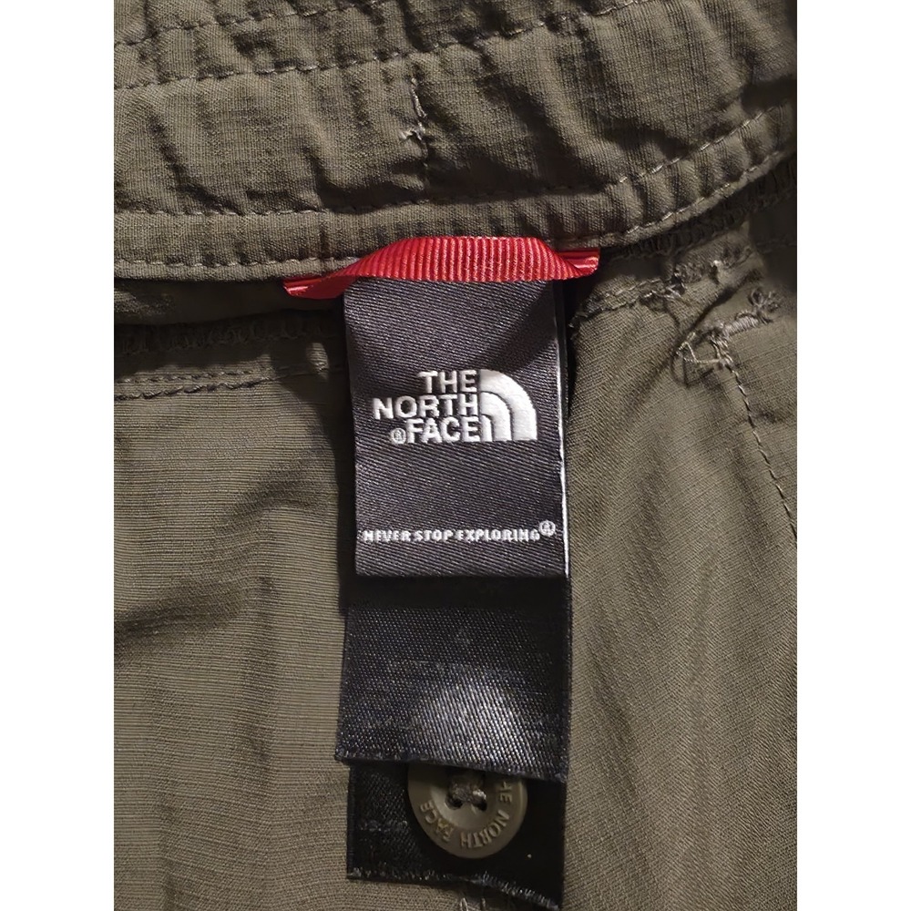 The North Face Womens Green Nylon Hiking Pants Size 4 Outdoor Camping - Picture 5 of 5